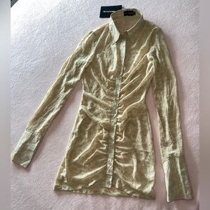 PrettyLittleThing sheer dress